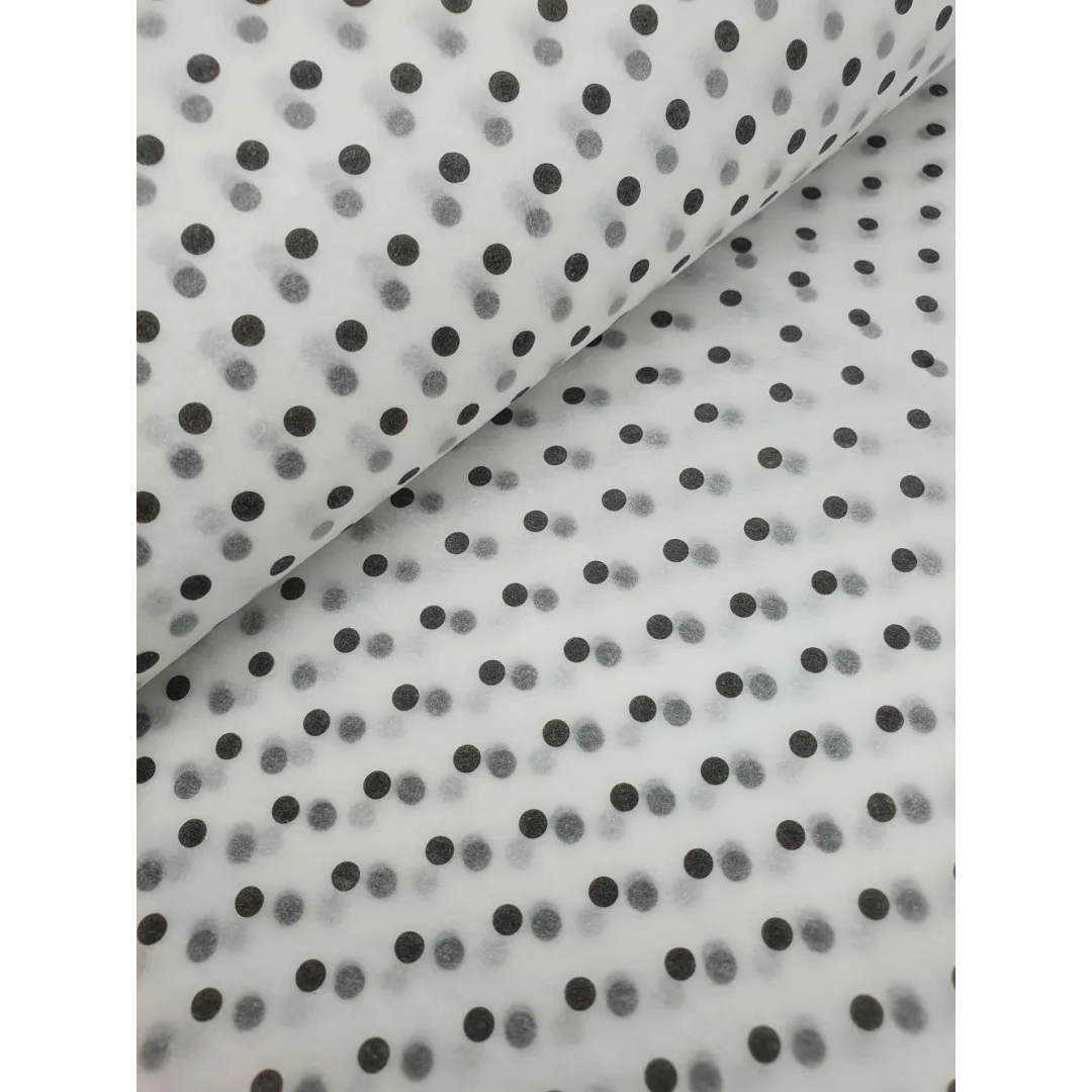TISSUE PAPER POLKA DOT 50X75CM X480